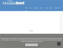 Tablet Screenshot of mountainguard.com